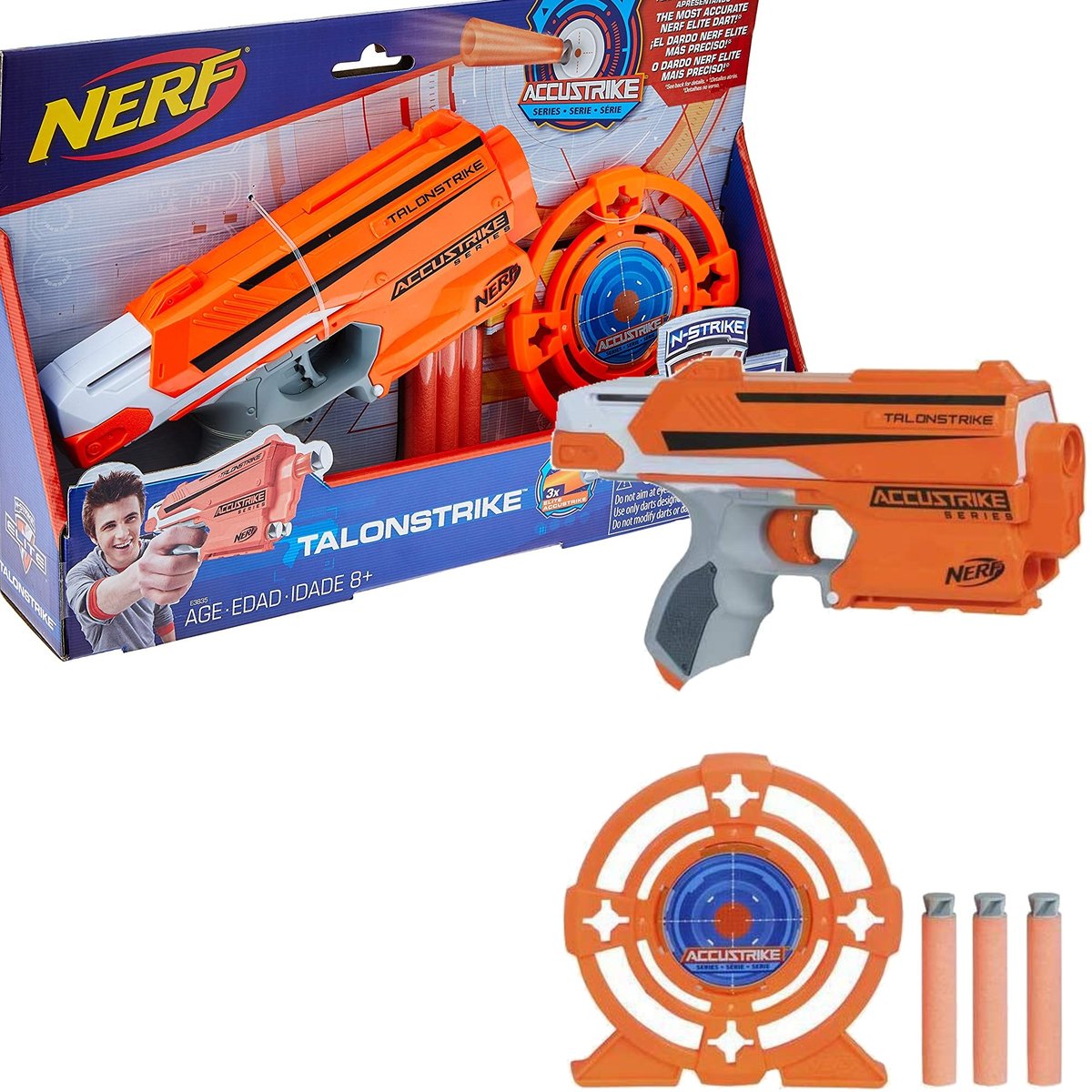 Nerf N-Strike Elite Wyrzutnia Talonstrike + tarcza