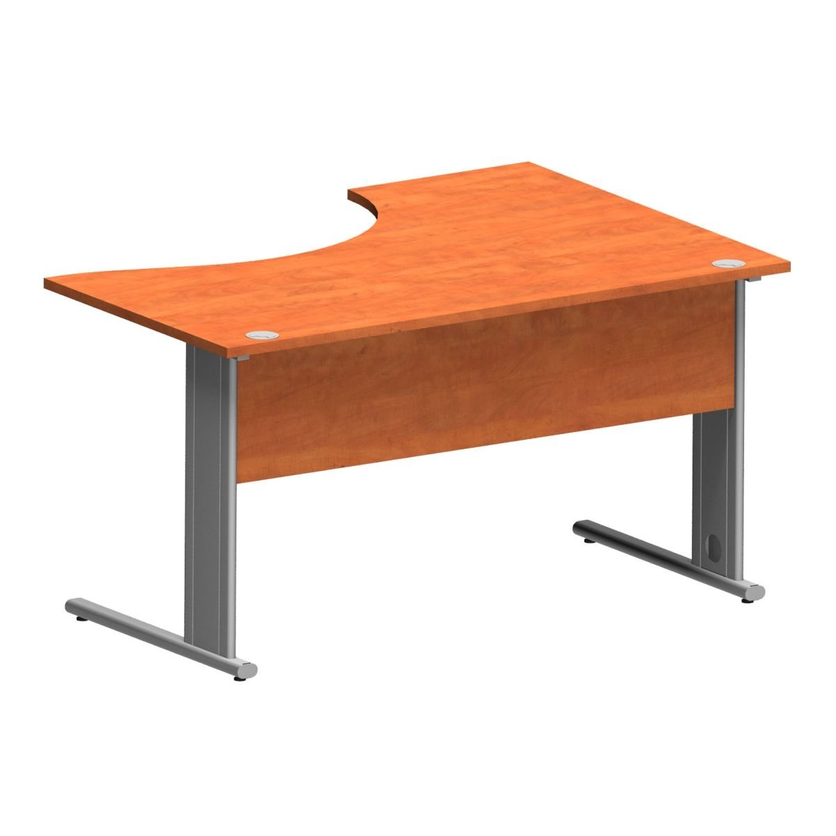 Biurko BN-140L S SILVER GRUSZA POLNA