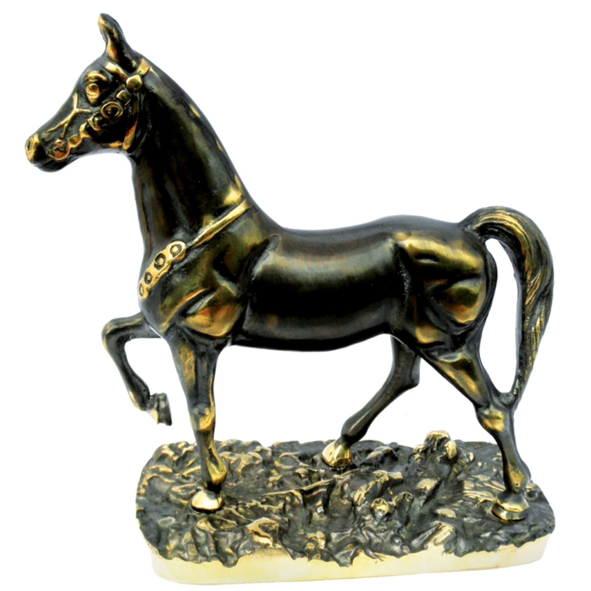 Statuetka, figurka konia, mosiężna figurka konia Uniwersalny
