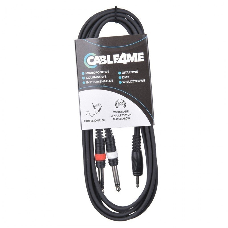 'CABLE4ME KABEL MINIJACK STEREO 2X JACK 6M CABLE4ME 5907780144908'
