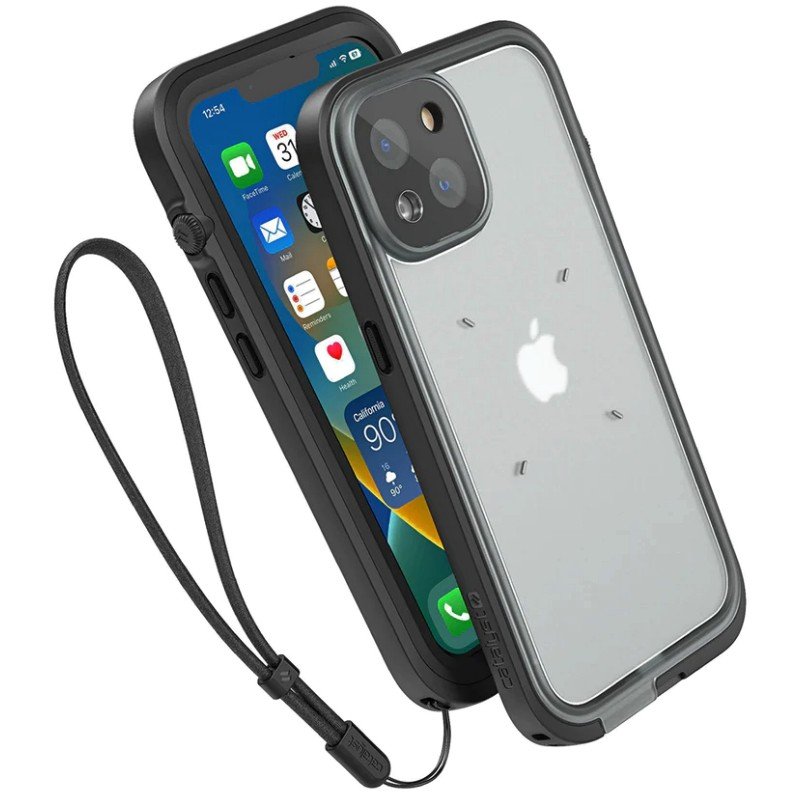 Catalyst Etui wodoszczelne Total Protection do iPhone 14 czarno-półprzeźroczyste