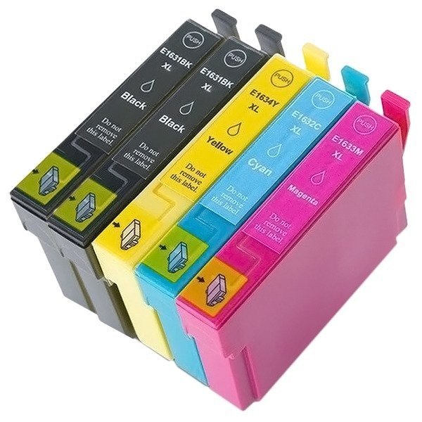 5x Tusz do Epson T1631-4 XL WF2010 WF2510 WF2520