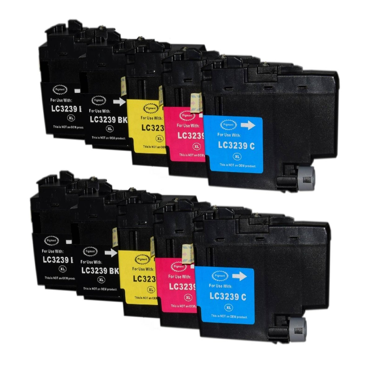Zestaw 10X Tusz Do Brother Lc-3239 Hl-J6100Dw Mfc-J5945Dw Mfc-J6945 Cmyk Zamienniki