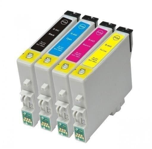 Zestaw 4x tusz do Epson T0441-T0444 CMYK C64 C66 C84 C86 CX3600 CX3650 CX6400 CX6600 zamienniki