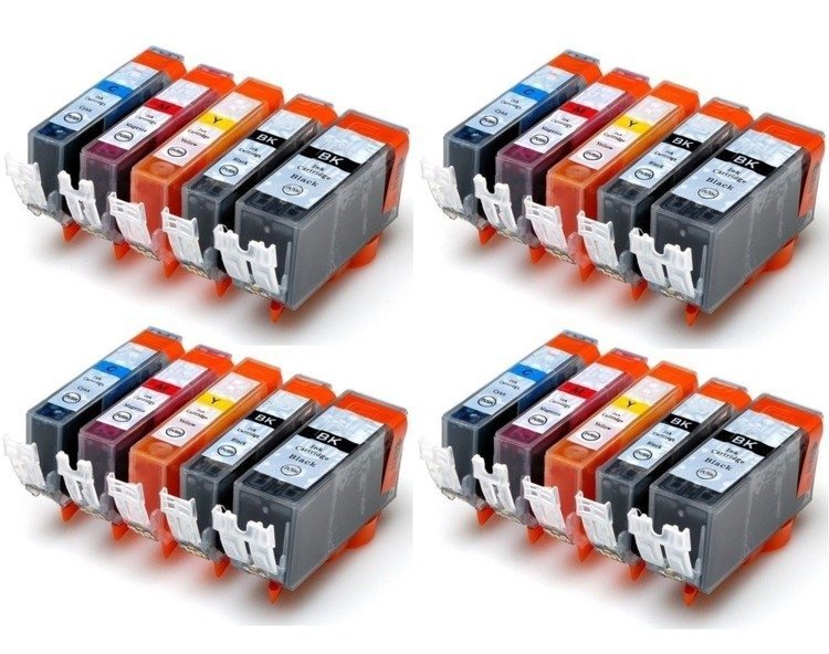 20x Tusze do Canon PGI-520 MP550 MP620 MP630 MP640