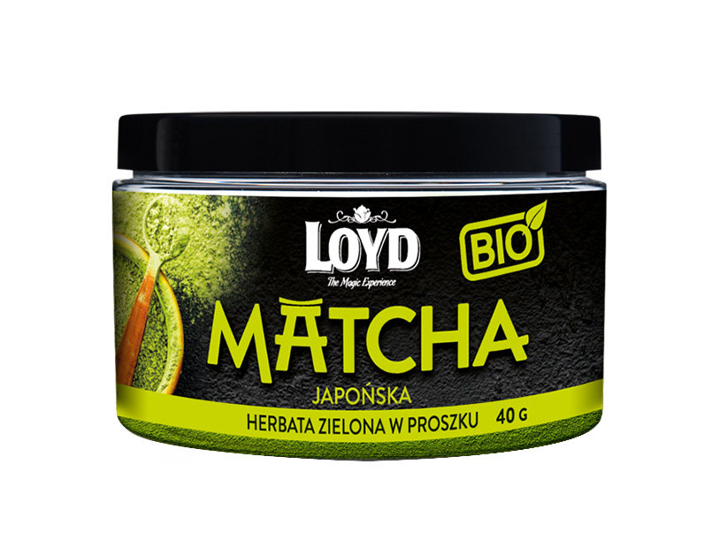 Matcha BIO Herbata Zielona Japońska 40g LOYD