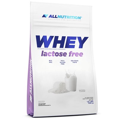 ALLNUTRITION Whey Lactose Free Protein 700g Naturalny