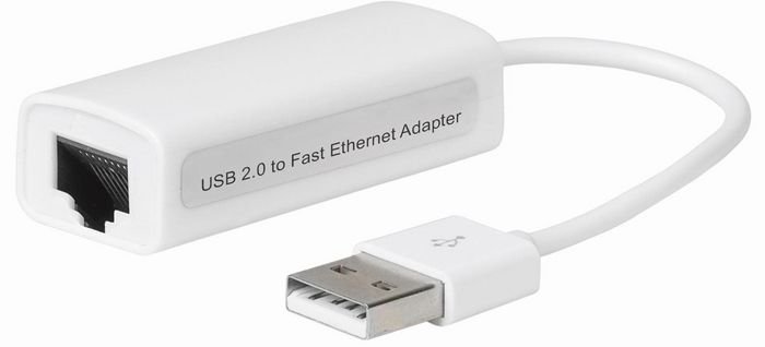 MicroConnect USB2.0 to Ethernet White USBETHW