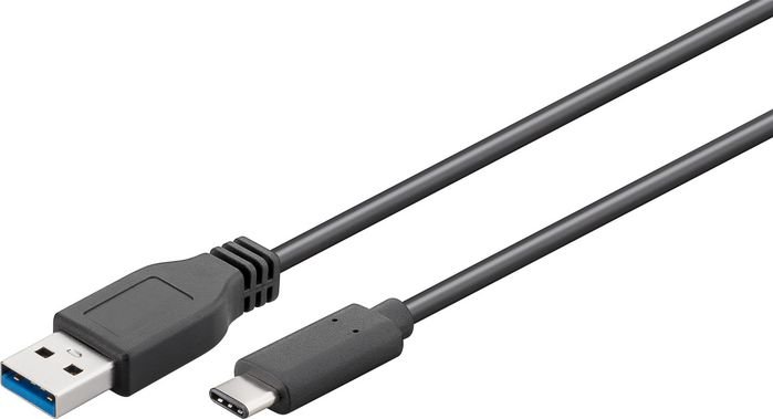 Фото - Кабель Microconnect Kabel USB  USB-A - 2 m Czarny  (USB3.1CA2)