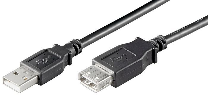 Kabel USB MicroConnect USB2.0 Extension A-A 1m M-F USBAAF1B