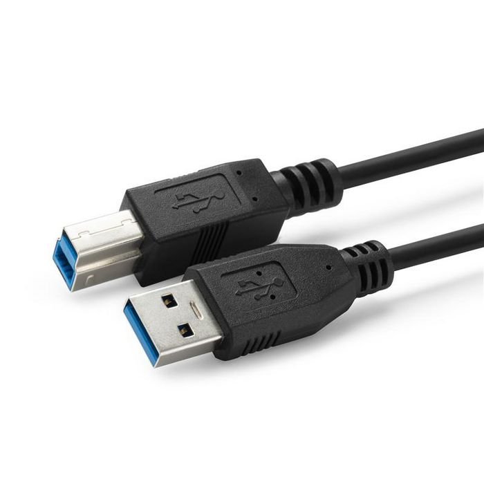 Kabel USB MicroConnect USB3.0 A-B 1.8m M-M USB3.0AB2B