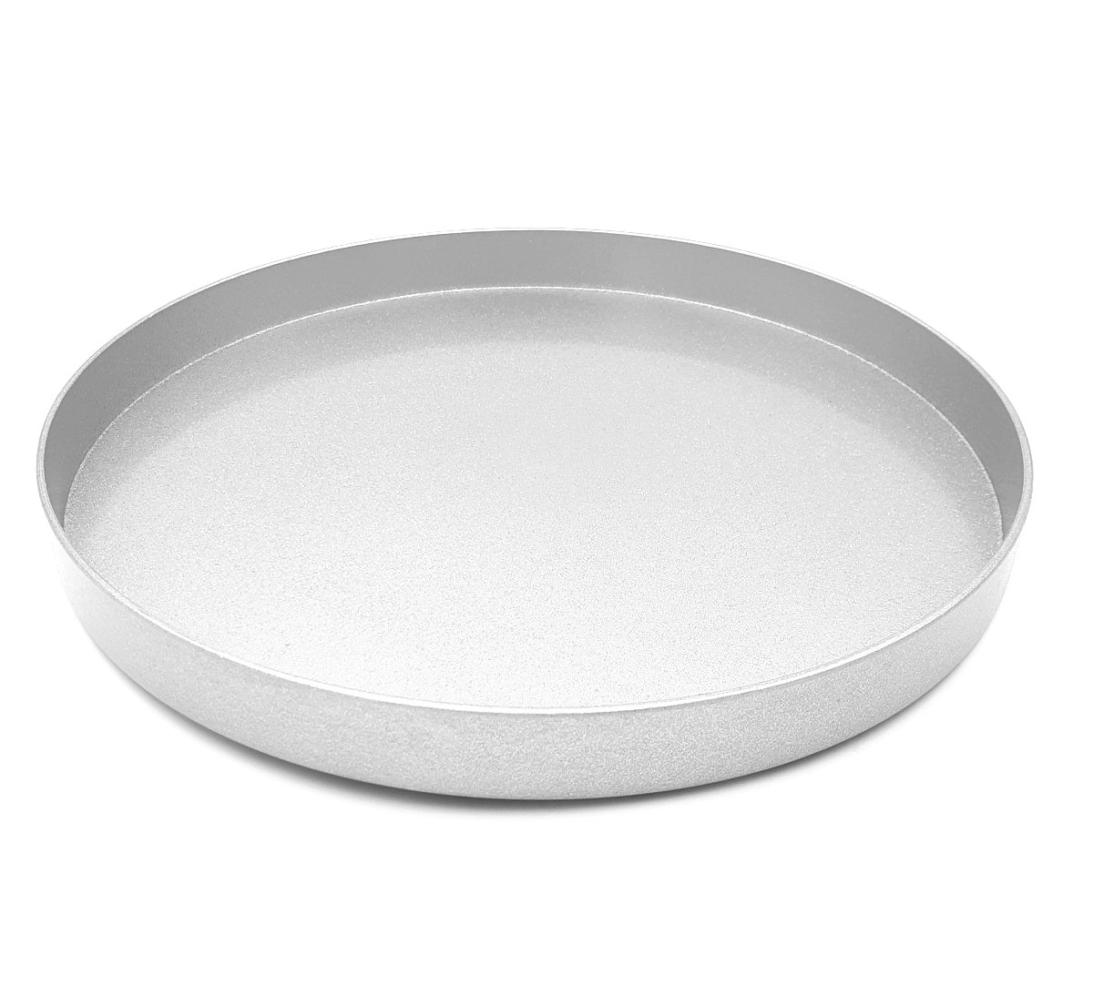 Talerz dekoracyjny brokatowy glamour podstawka srebrna 32 cm