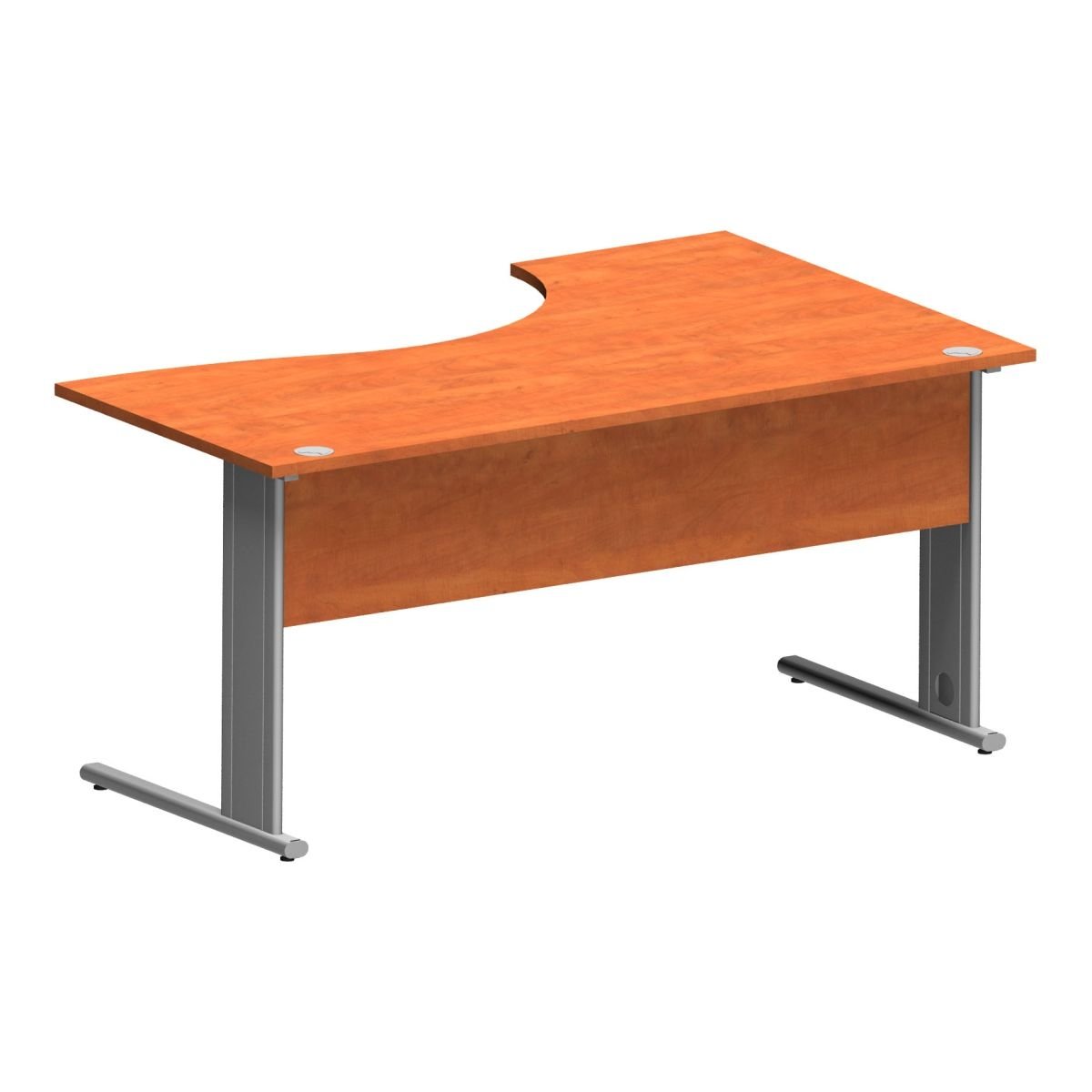 Biurko BN-160L S SILVER GRUSZA POLNA