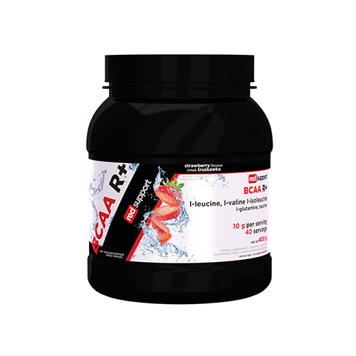 Фото - Амінокислоти RED SUPPORT BCAA R+ - 400g - Strawberry