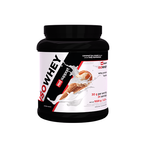 RED SUPPORT IsoWhey - 1020g - Caramel Ice Cream
