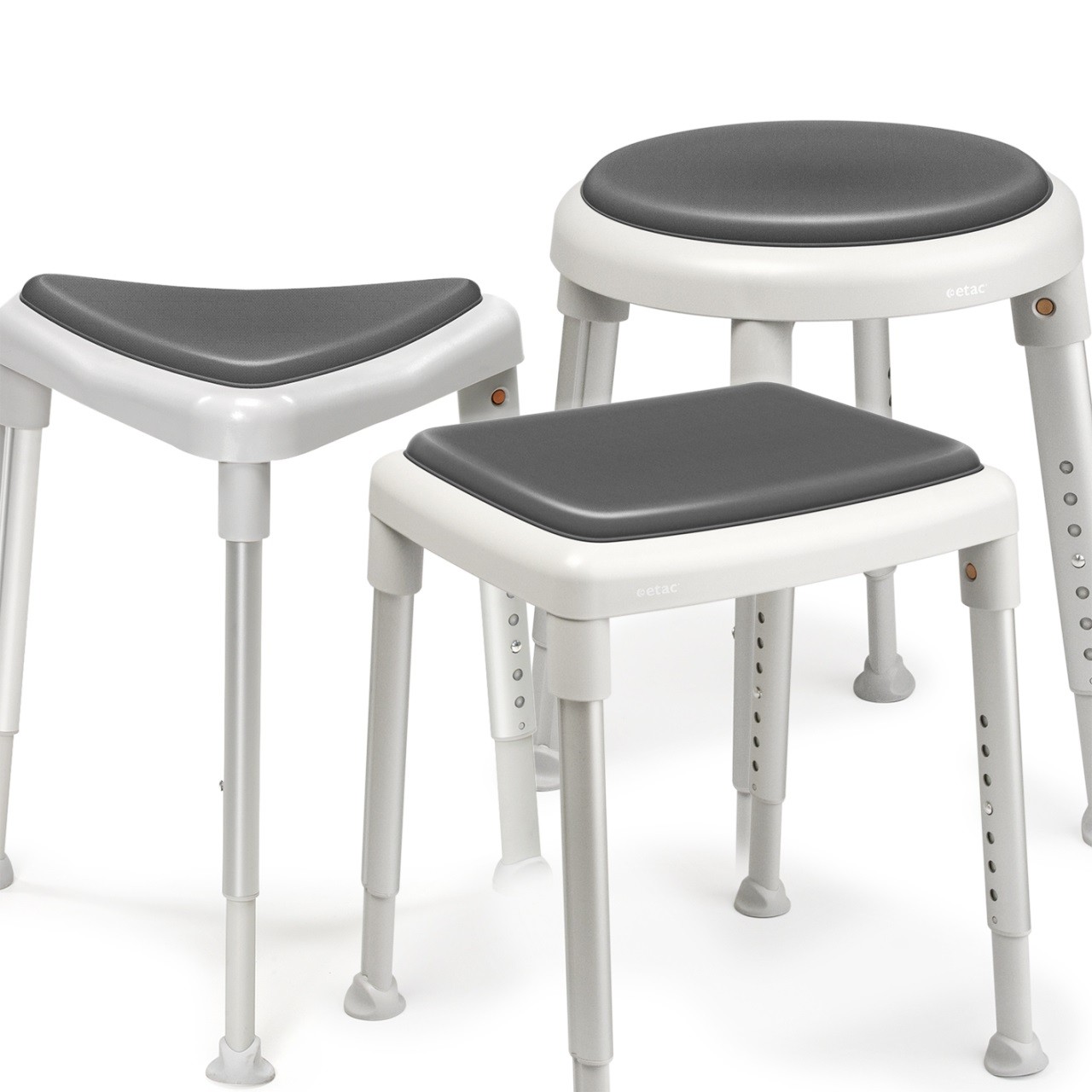 Etac Seat pad - miękka nakładka na siedzisko do stołków: Smart, Easy, Edge (antypoślizgowa) : rodzaj_nakładki_etac - Smart - kwadratowa