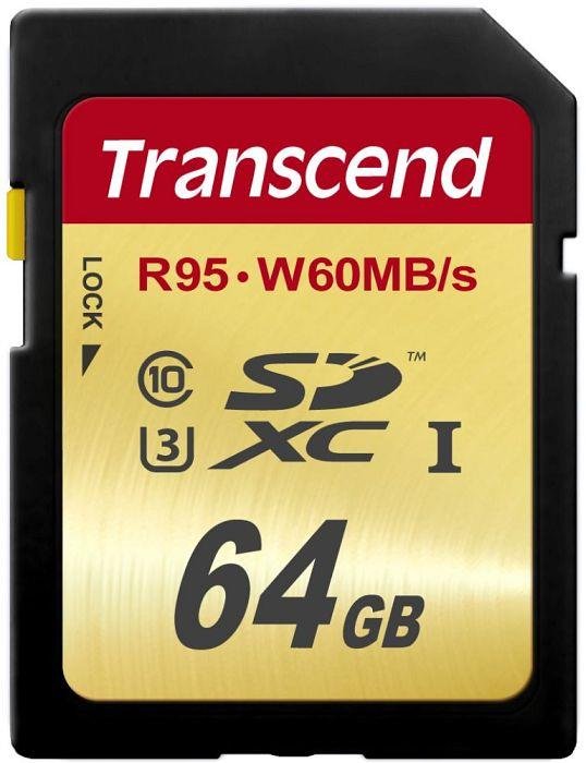 Karta pamięci TRANSCEND SDXC, 64 GB, Class 10