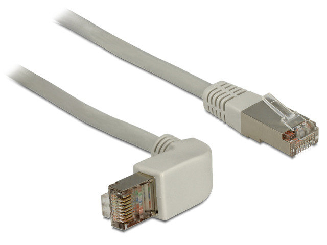Delock Kabel Sieciowy RJ45 83524 S/FTP CAT 6 0.50 m Szary