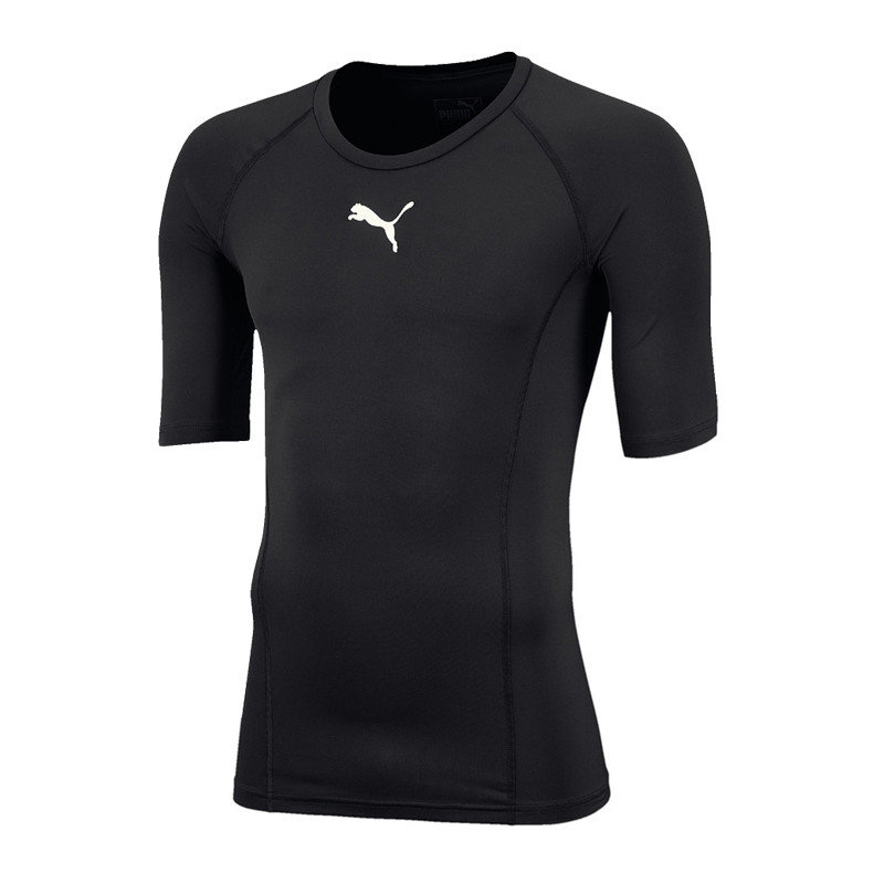 Puma ligi Base Layer Tee SS Jr chłopcy T-Shirt, czarny, 140 655919 03