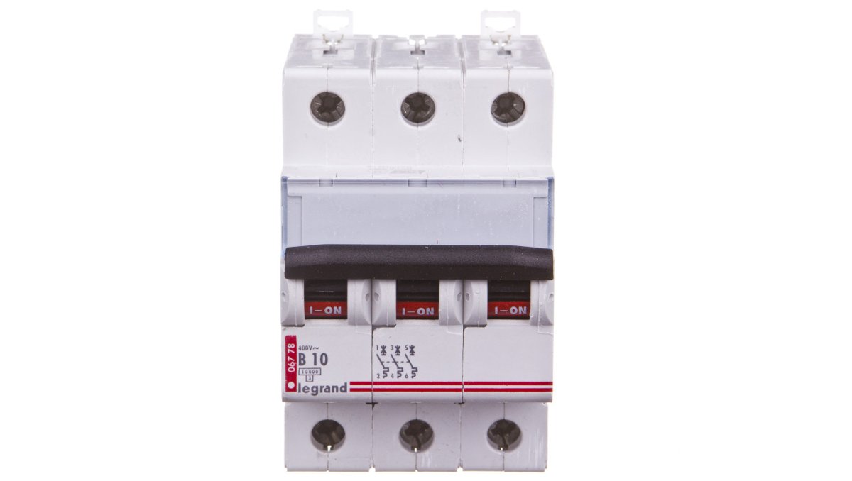 Wyłącznik nadprądowy 3P B 10A 10kA AC S313 TX3 404124