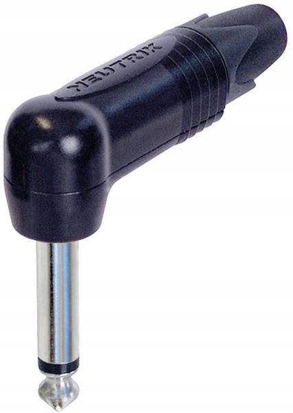 Neutrik Neutrik NP2RX-BAG - 6.3 mm Angled Jack Plug 2 Pin Mono male, black