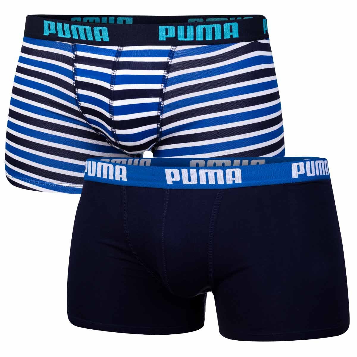 Puma Bokserki Dziecięce 2 Pary Navy/Blue 935019 02 140