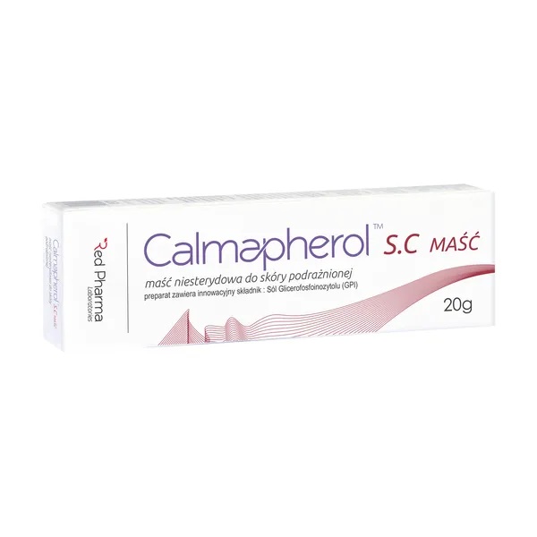 RED PHARMA LABORATORIES POLSKA SP. Z O.O. Calmapherol S.C maść niesterydowa do skóry podrażnionej 20 g 7066826