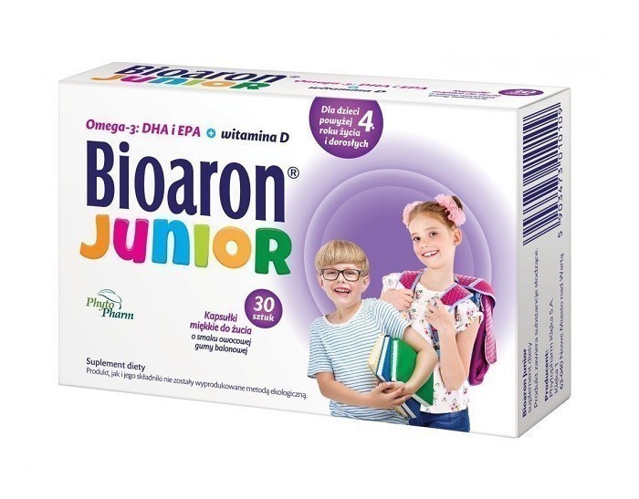 PHYTOPHARM Bioaron Junior, 30 kapsułek do żucia, Phytopharm 3552141