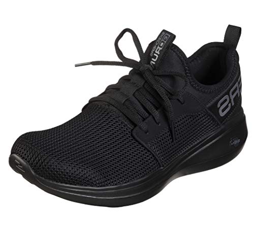 Skechers Go Run Fast, Trampki męskie, Czarny Black Textile Trim Bbk, 43 EU