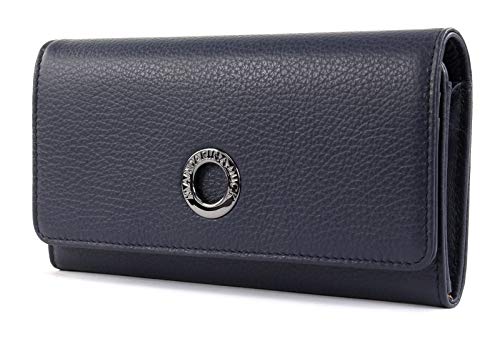 Mandarina Duck Mellow Leather, Akcesoria podróżnicze-Portfele damskie, Niebieska sukienka, L