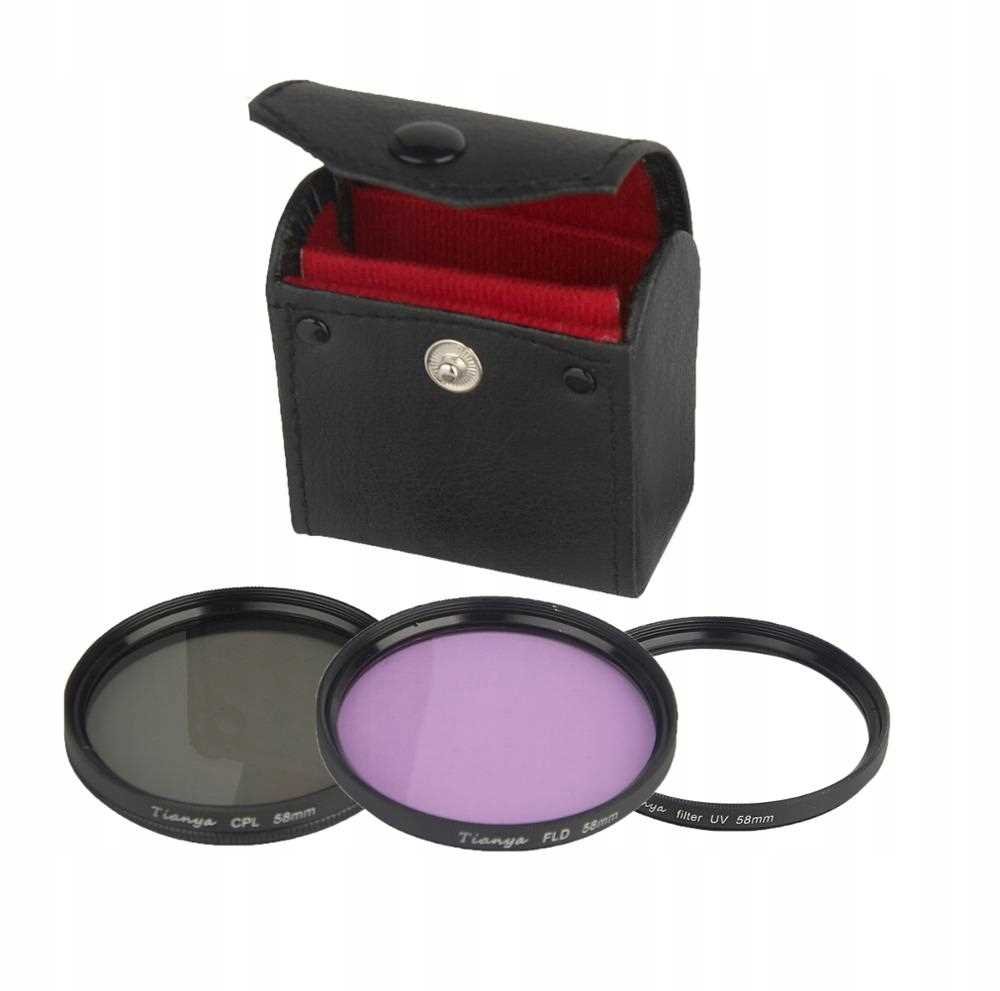 Zestaw Filtrów Fotograficznych W Etui Cpl Uv Fld 72Mm