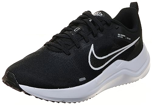 Nike Downshifter 12, Trampki damskie, Czarny Black White Smoke Grey Pure Platinum, 39 EU