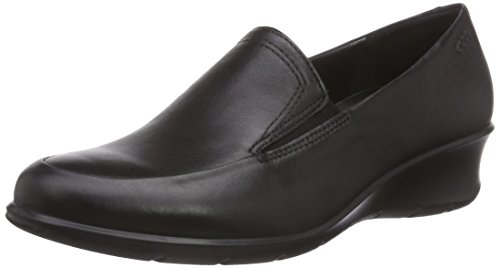 ECCO Felicia damskie płaskie kapcie, czarny 1001black, 37 eu