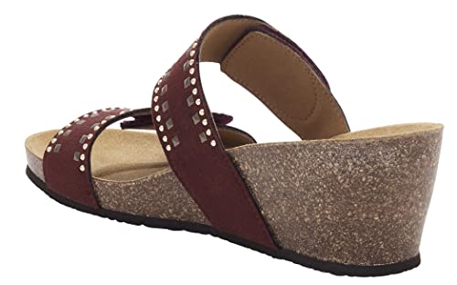 Scholl Michelle 2.0, sandały damskie, Bordowy, 36 EU