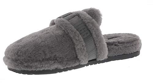 UGG Męskie kapcie Fluff It, Metalowy puch, 37 EU