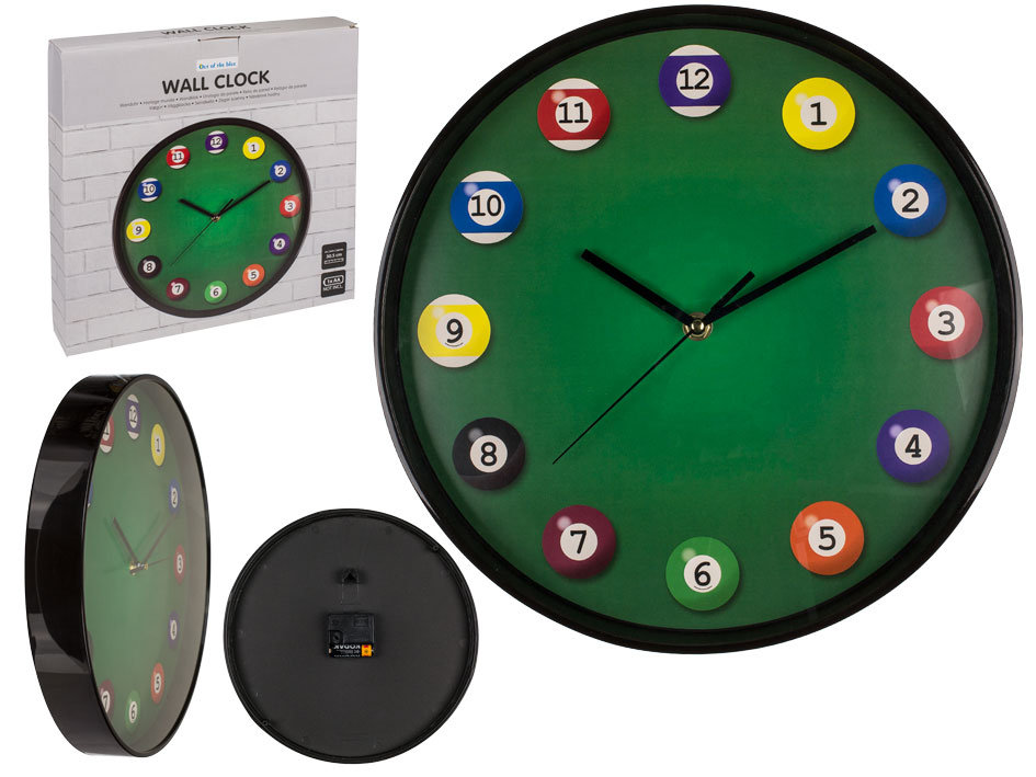 Zegar ścienny Bilard