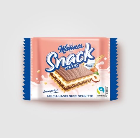Manner Wafle z kremem mlecznym i z orzechów laskowych 5-cio pack