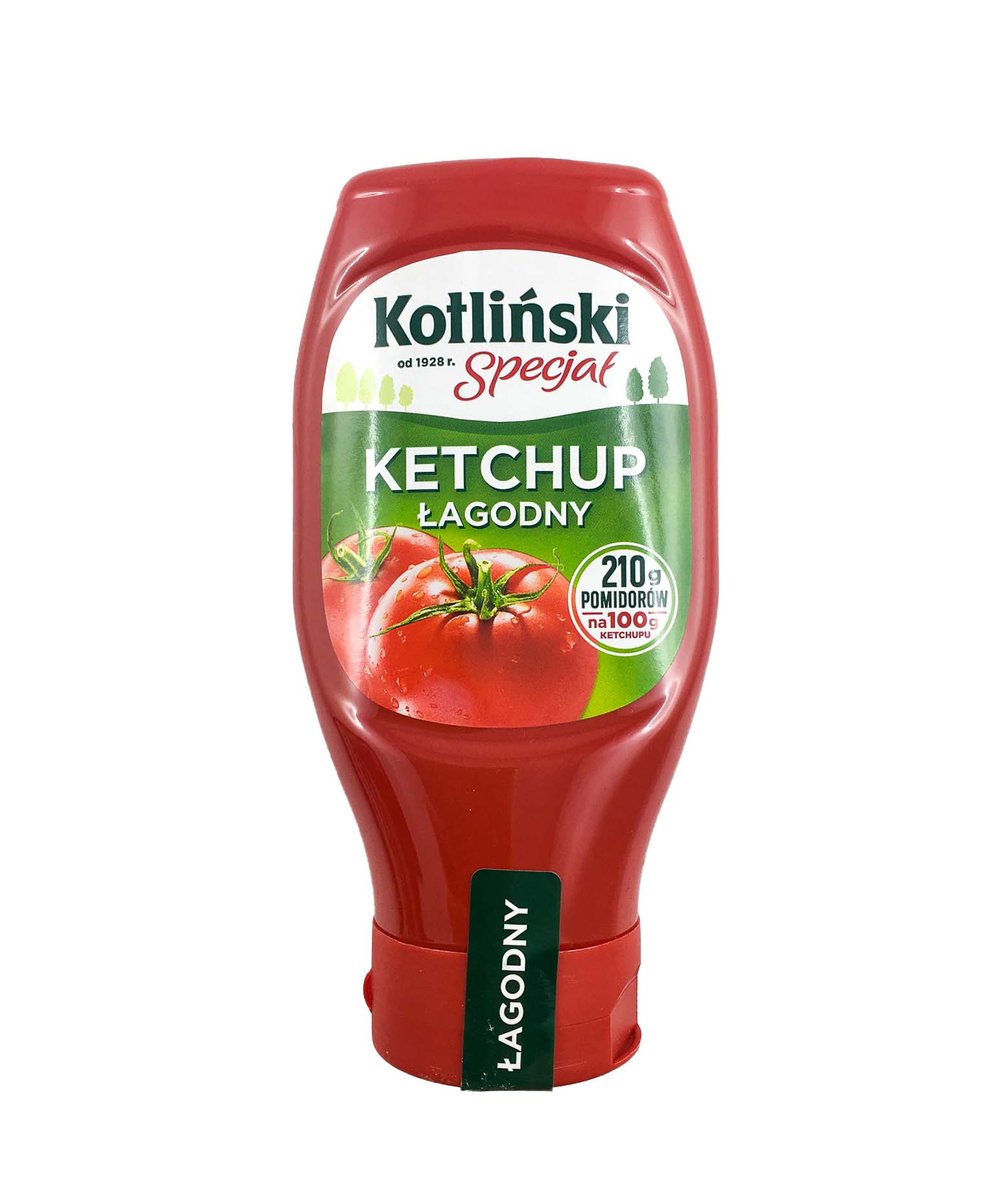 Kotliński Ketchup Łagodny 460g