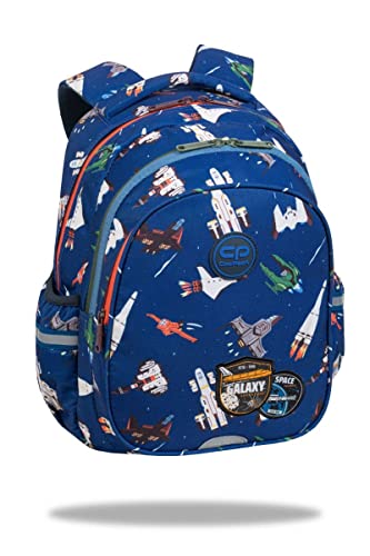 Coolpack F029764, Plecak szkolny Jerry SPACE ADVENTURE, Blue, niebieski, 39 x 28 x 15 cm, Designer