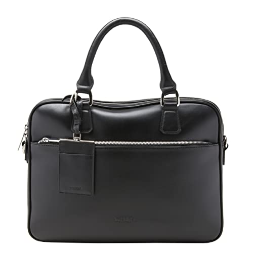 PICARD Maggie 8081 torba damska aktówka skórzana 36 x 27 x 6 cm (szer. x wys. x gł.), czarny, 36,50x27x6 cm, torba