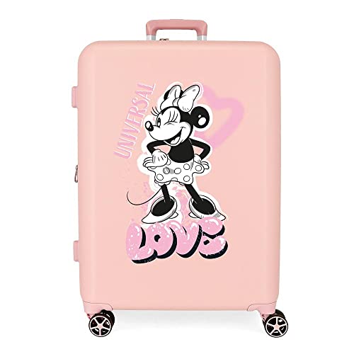 Disney Good Things Walizka Średnia, Rozmiar Uniwersalny, Różowy, Talla única, średnia walizka