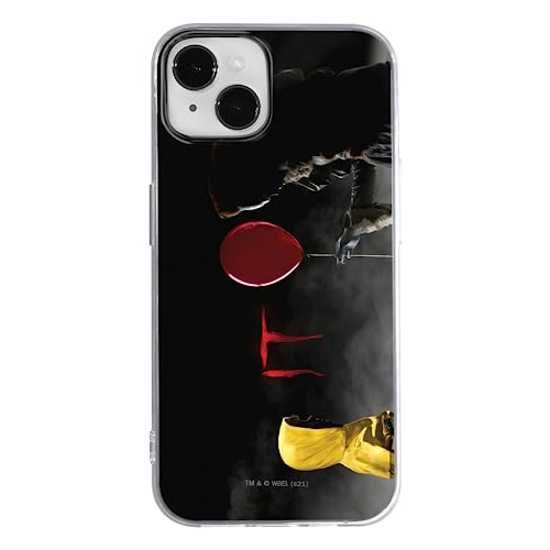 ERT GROUP etui na telefon Iphone 14 PLUS, case oryginalny i oficjalnie licencjonowany przez Horror, wzór It 008, optymalnie dopasowane, plecki z TPU częściowo przeźroczyste
