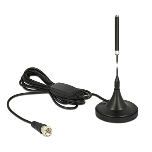 Delock Antena DAB-Antenne SMB F 21dBi Standfu starr schwarz 12413