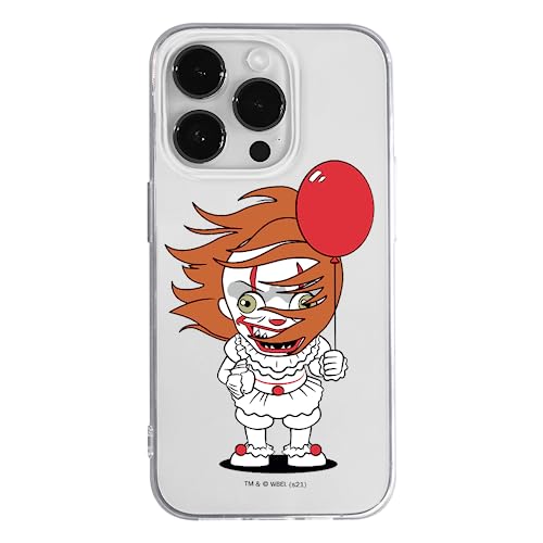 ERT GROUP etui na telefon Iphone 14 PRO, case oryginalny i oficjalnie licencjonowany przez Horror, wzór It 005, optymalnie dopasowane, plecki z TPU częściowo przeźroczyste