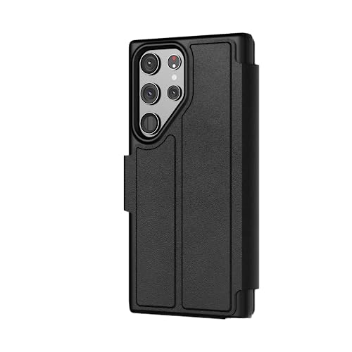 tech21 EvoLite etui portfelowe na telefon Galaxy S23 Ultra - portfel z 3 przegródkami na karty, czarne