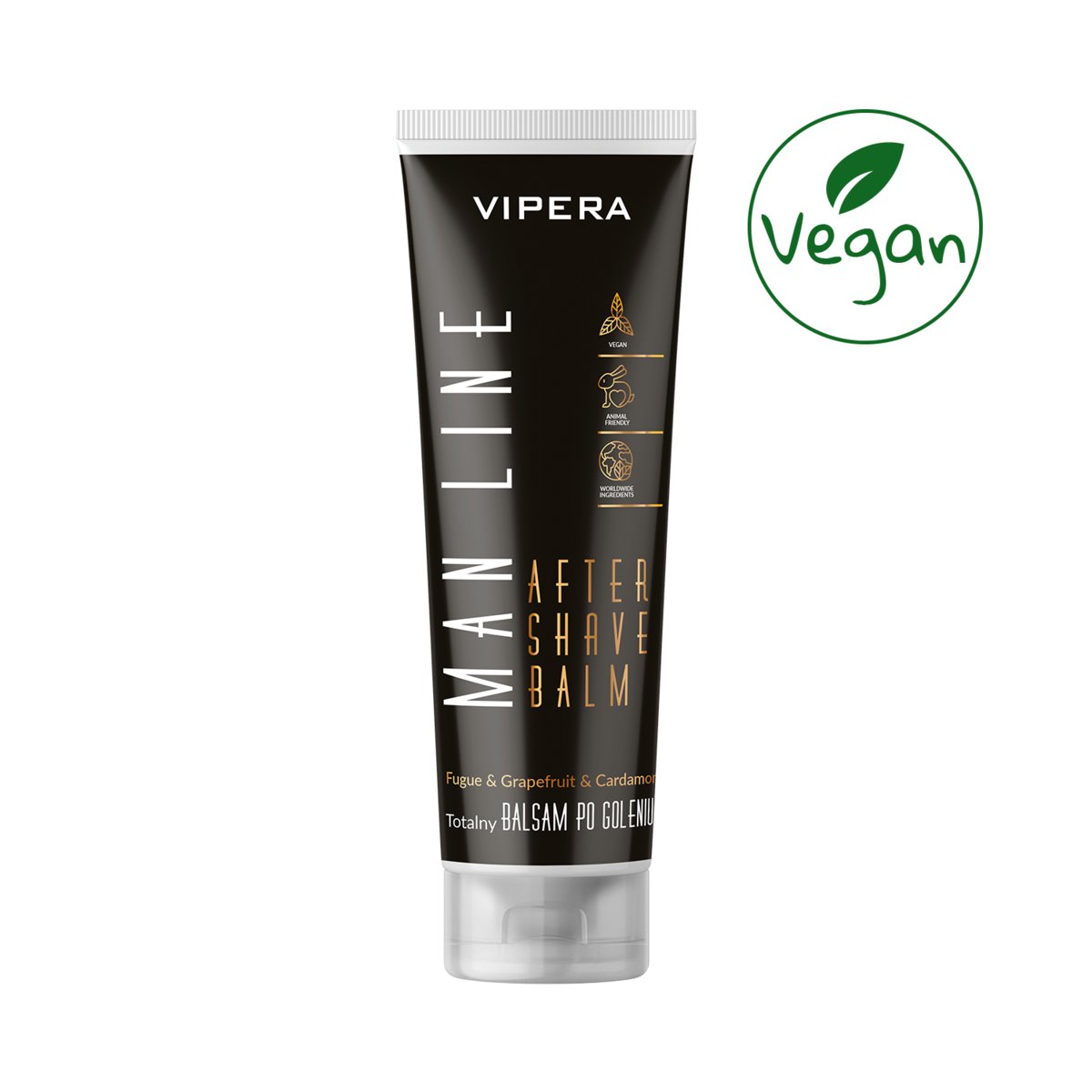 Vipera, Balsam Po Goleniu After Shave Balm Wegański, Ze Srebrem Koloidalnym, 75ml