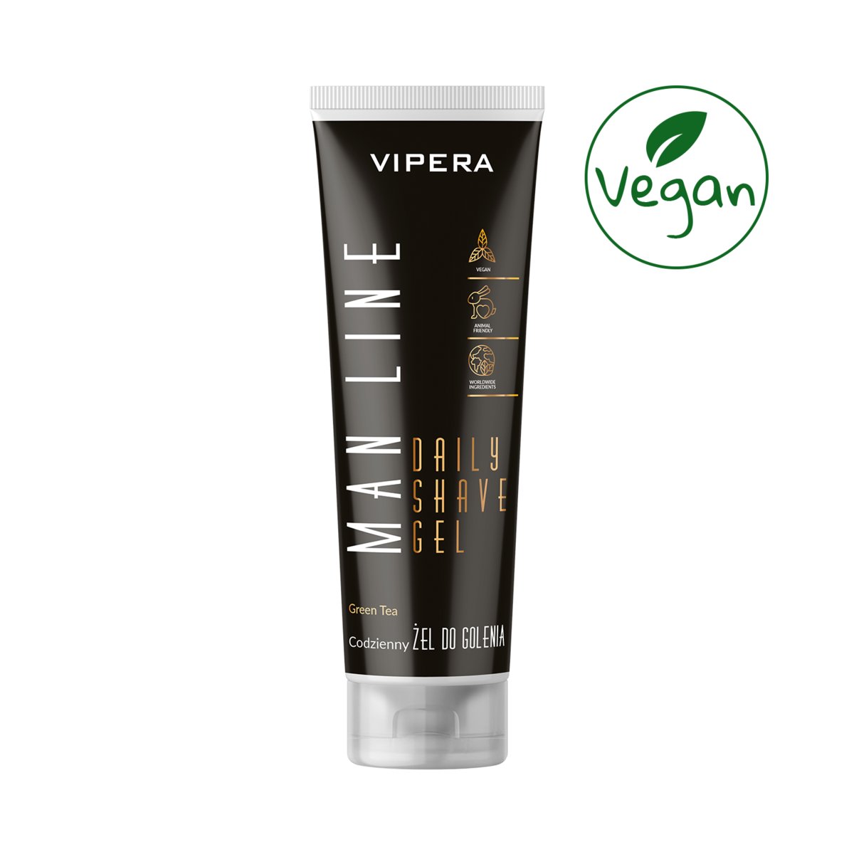 Vipera, Żel Do Golenia Daily Shave Gel Wegański, Dla Wszystkich Rodzajów Skóry, 75ml