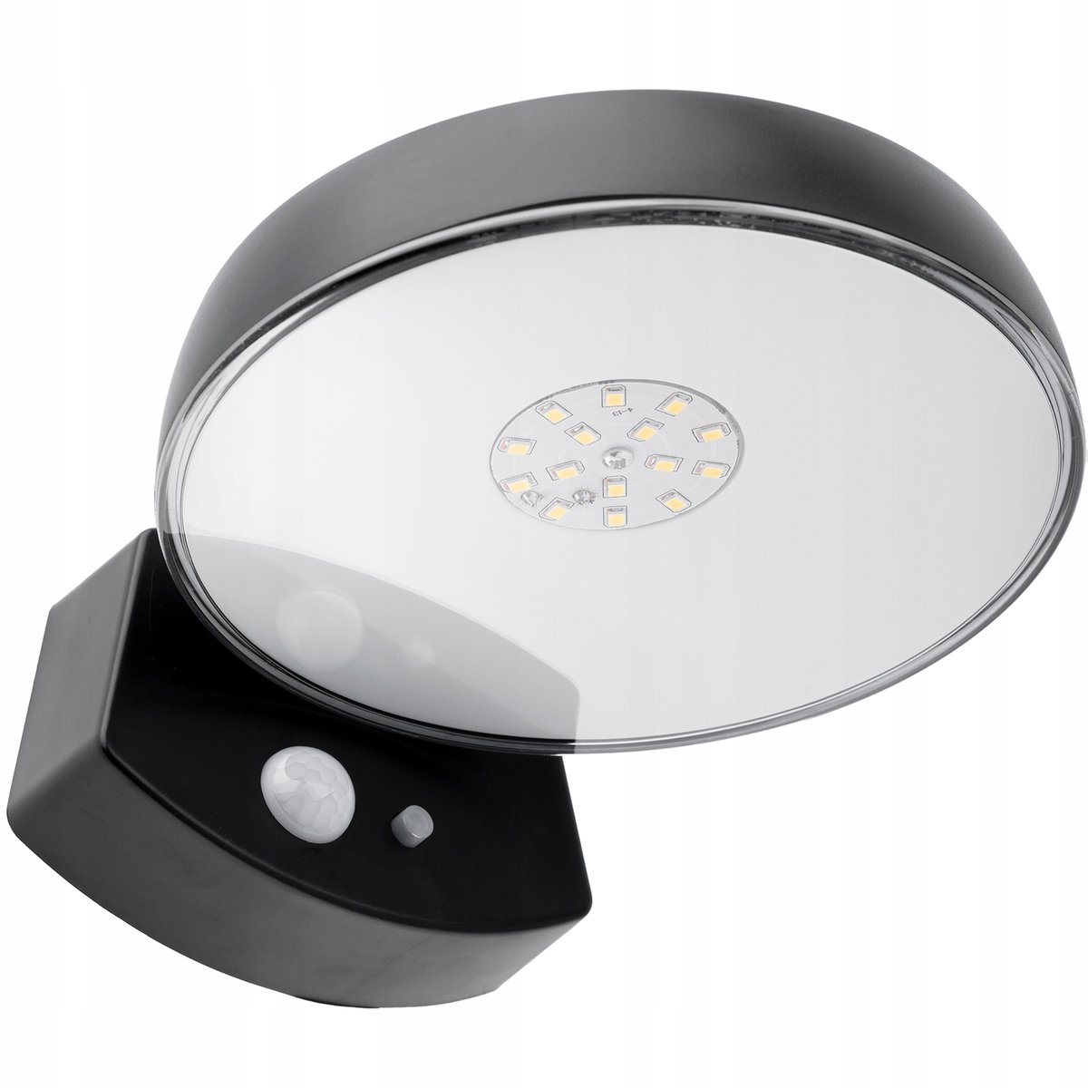 Kinkiet Ogrodowy Elewacyjny LED Lampa Solarna Oprawa z Czujnikiem Ruchu i Zmierzchu 4000K IP65