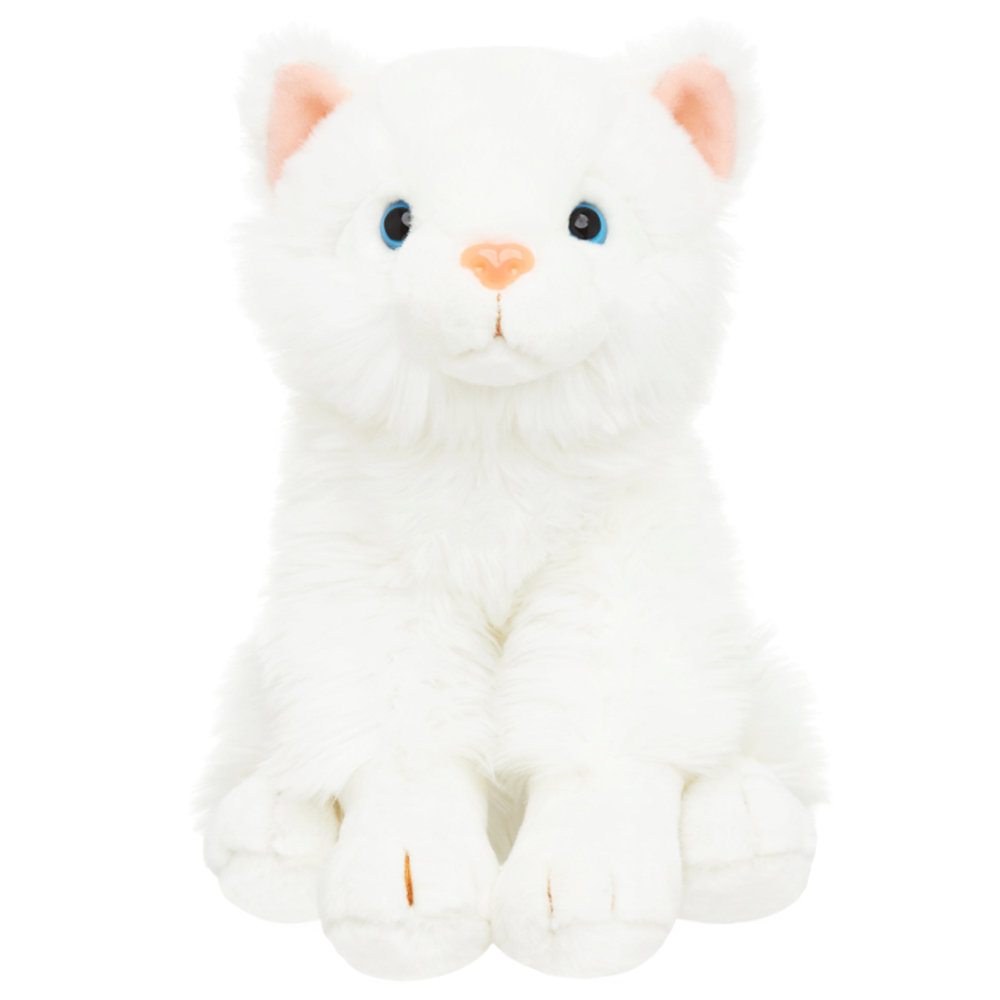 Maskotka Biały Kotek 27 Cm Smily Play