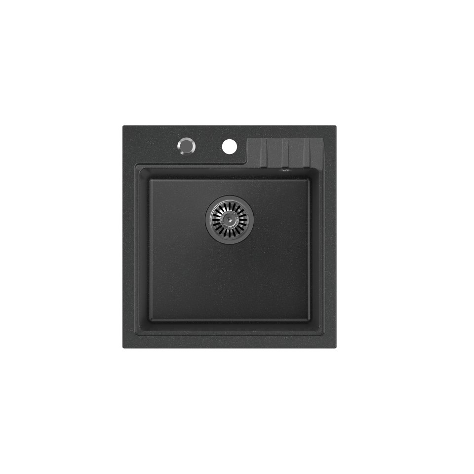 QUADRON Zlewozmywak granitowy czarny PETER 110 HCQP5052CZK